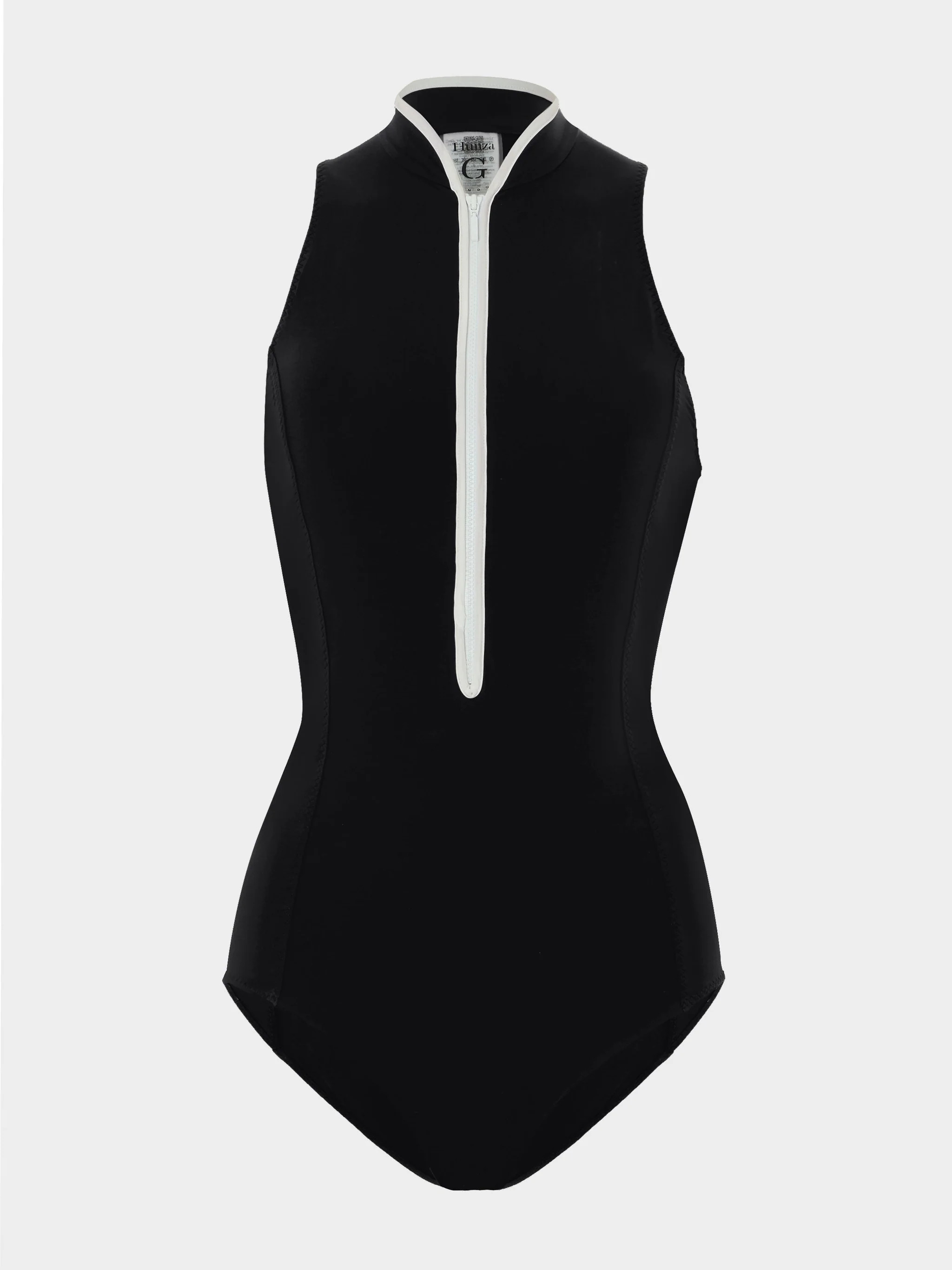 Katya UPF 50+ Swim - Black/White | HUNZA G