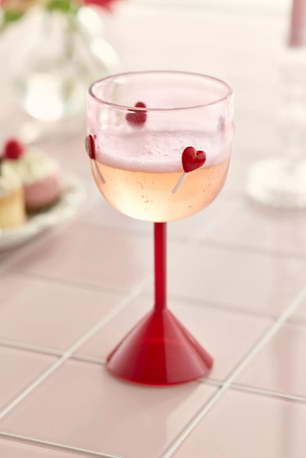 Heart Lollipop Wine Glass | Urban Outfitters (US and RoW)