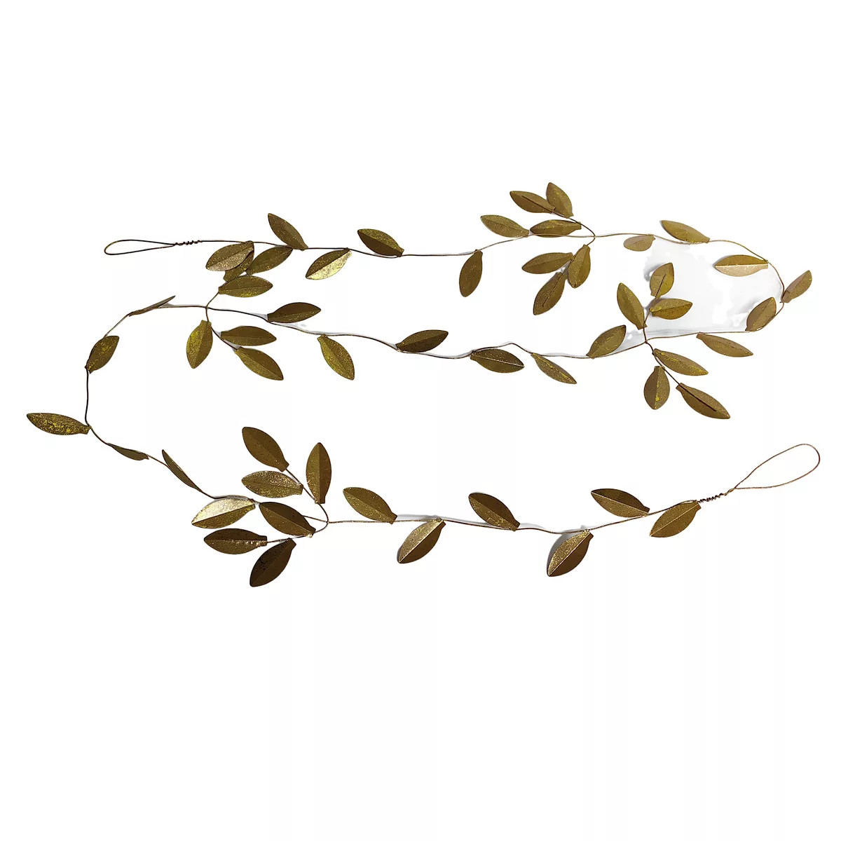 St. Nicholas Square Gold Metal Leaf Garland | Kohl's