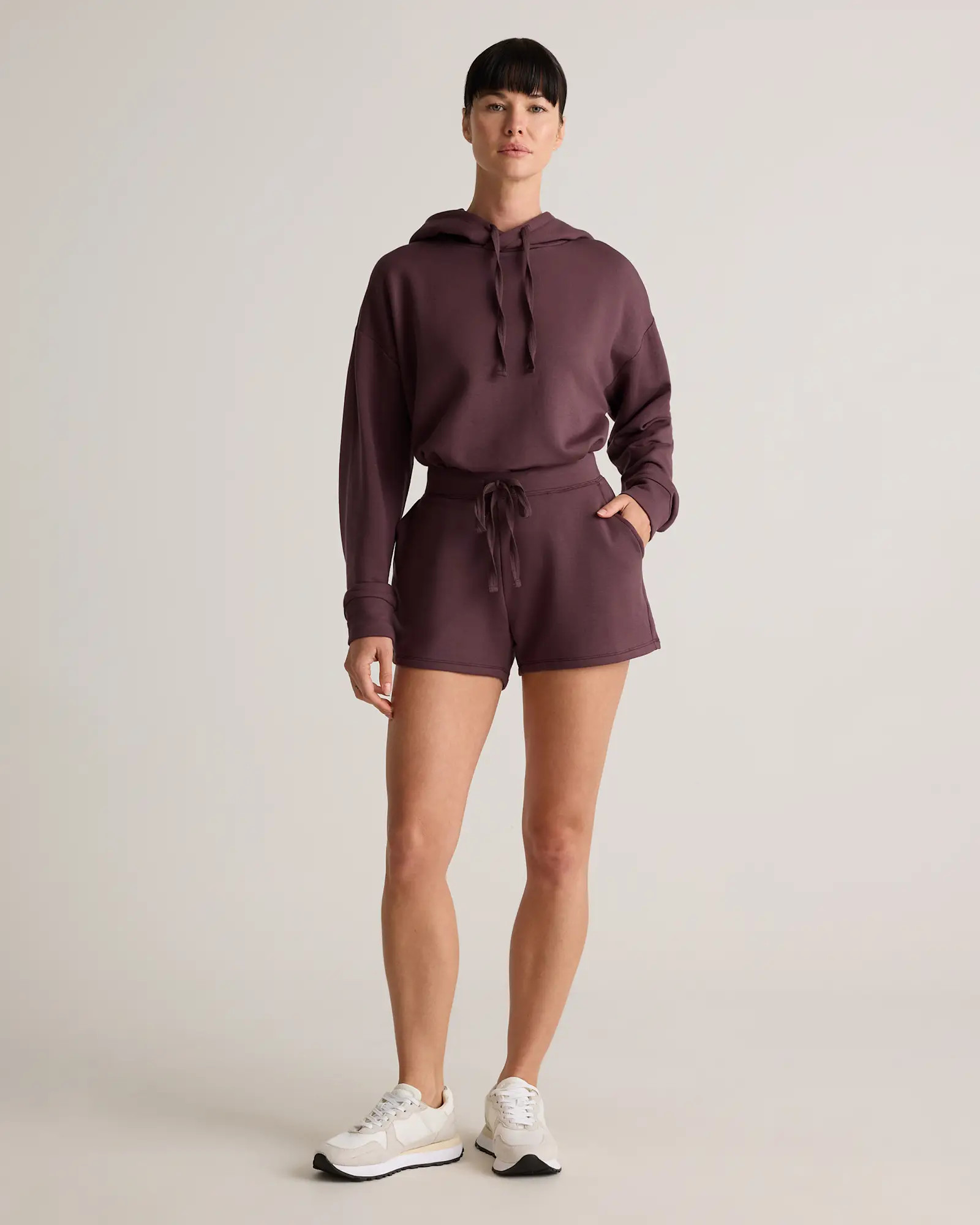SuperSoft Fleece Shorts in Dried Fig | Quince