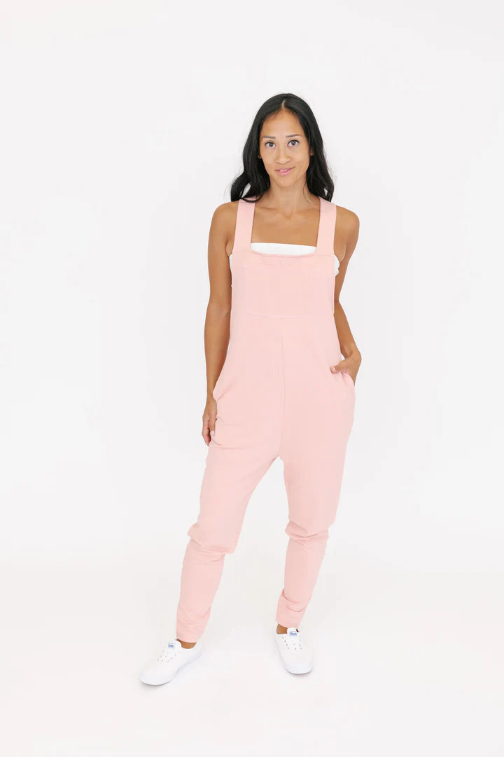 Romperalls (Terry) in Pretty Pink | SMASH+TESS CA
