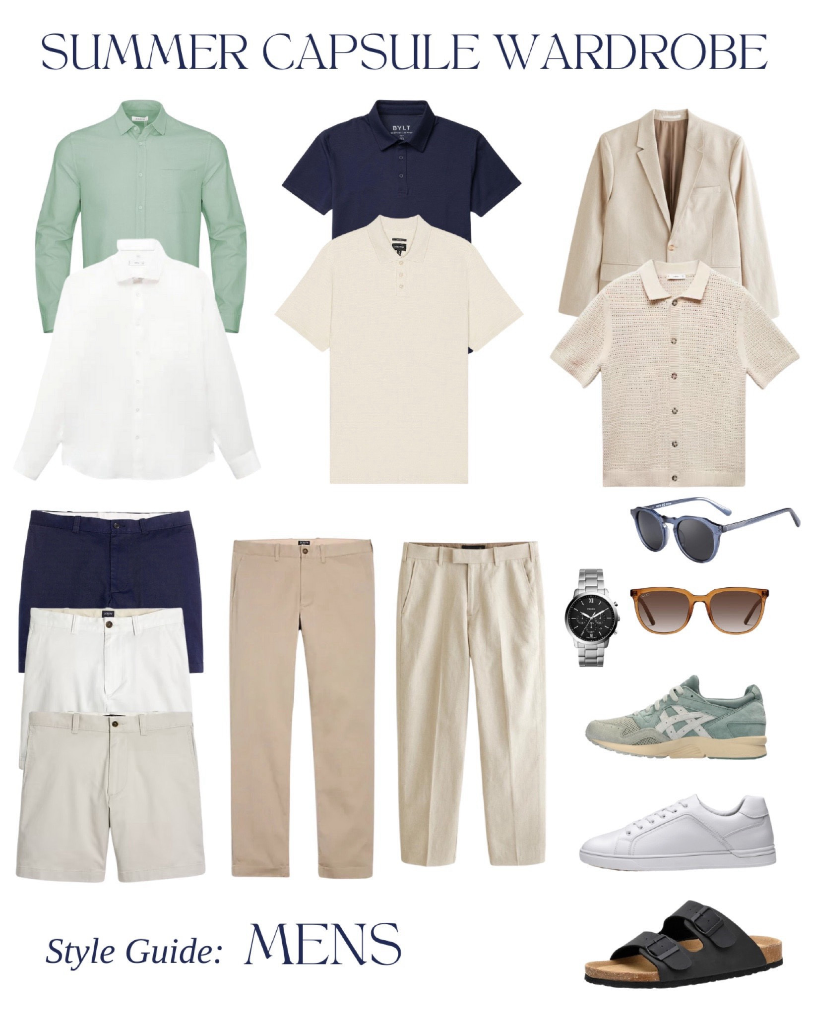 Top Size L 
Bottoms size L 

Summer capsule wardrobe for men, travel outfit, europe outfits, outfits for him, guys outfits, shorts outfit, 

#liketkit #LTKfit #LTKunder50 #LTKunder100 