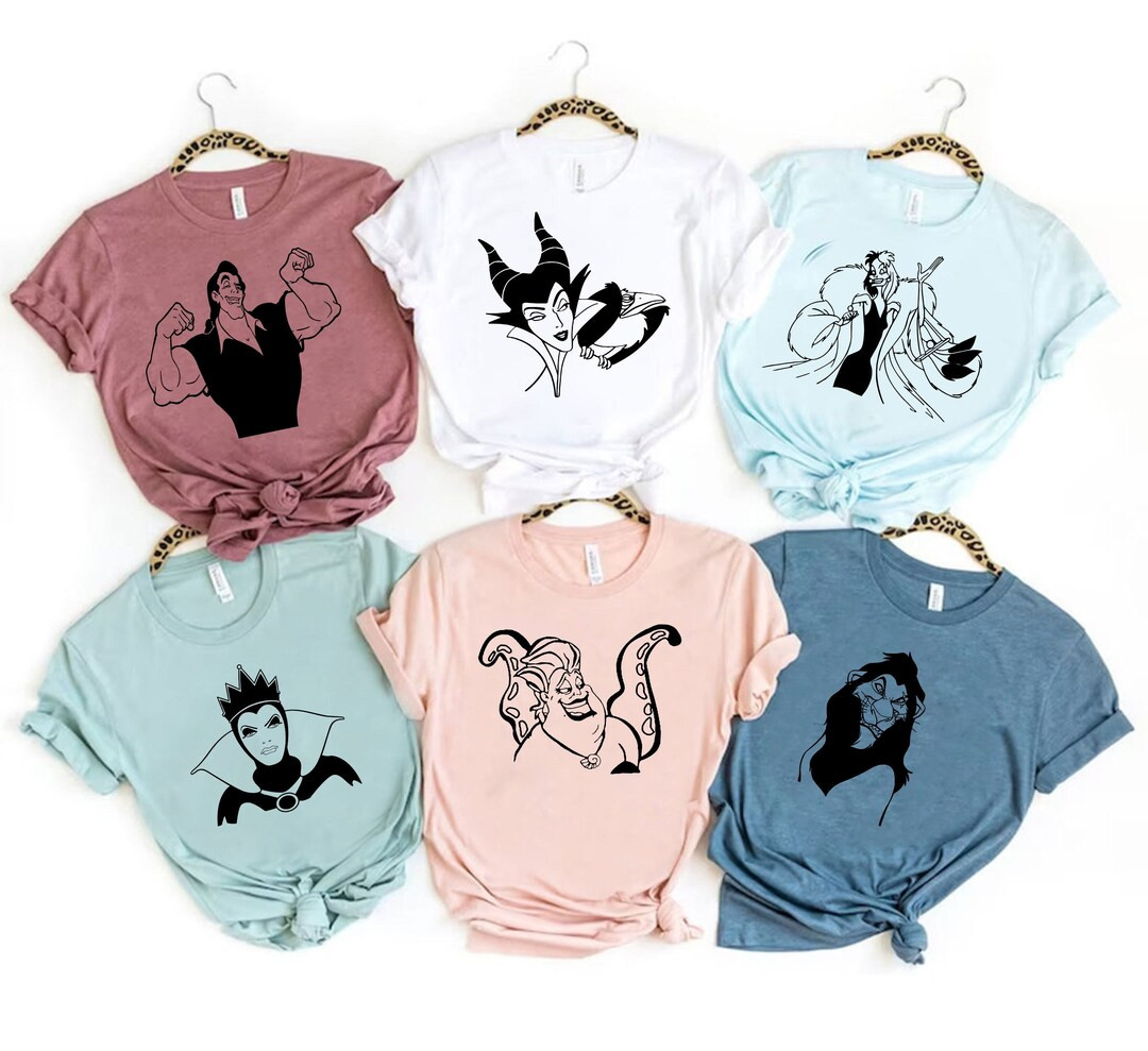 Disney Villain Shirt Villain Shirt Maleficent Evil Queen - Etsy | Etsy (US)