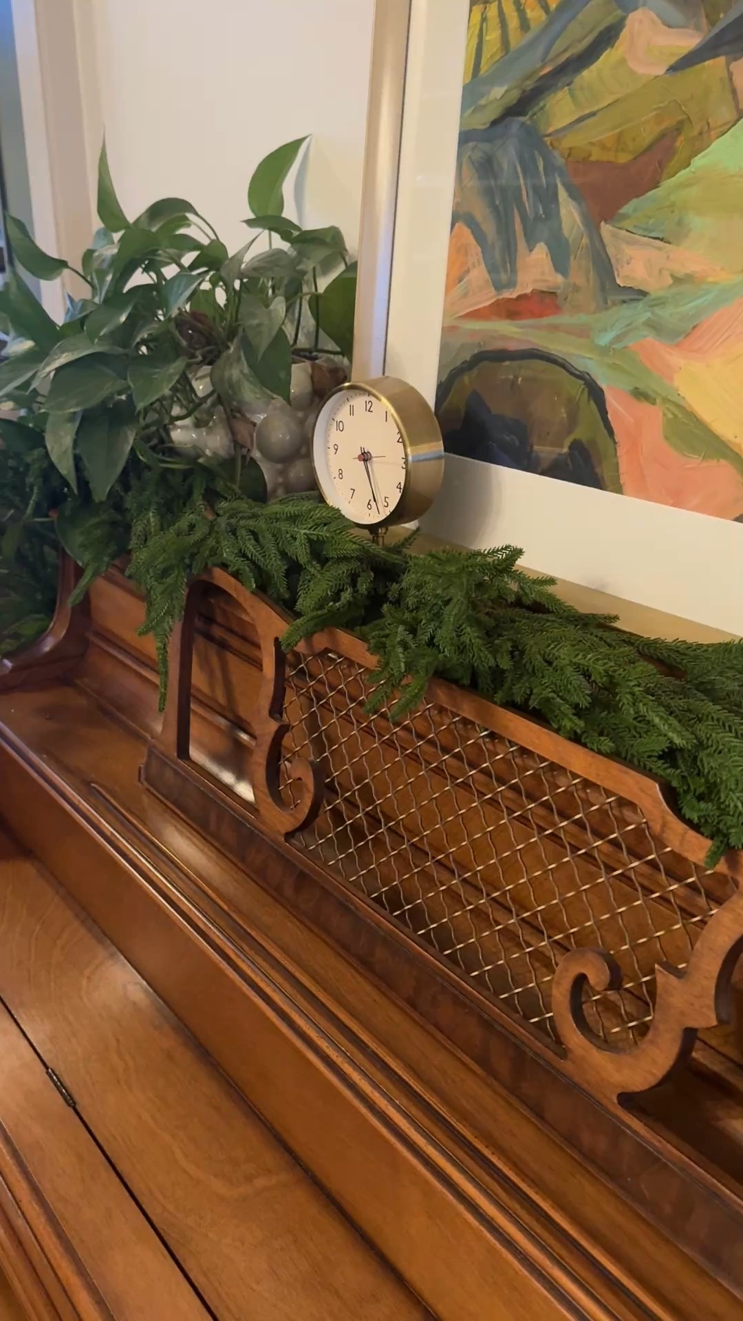 Affordable Christmas garland that looks like the real thing! Real though Norfolk pine garland 9 ft for under $25 USD, $39.99 CAD 

#LTKSaleAlert #LTKFindsUnder50 #LTKHome