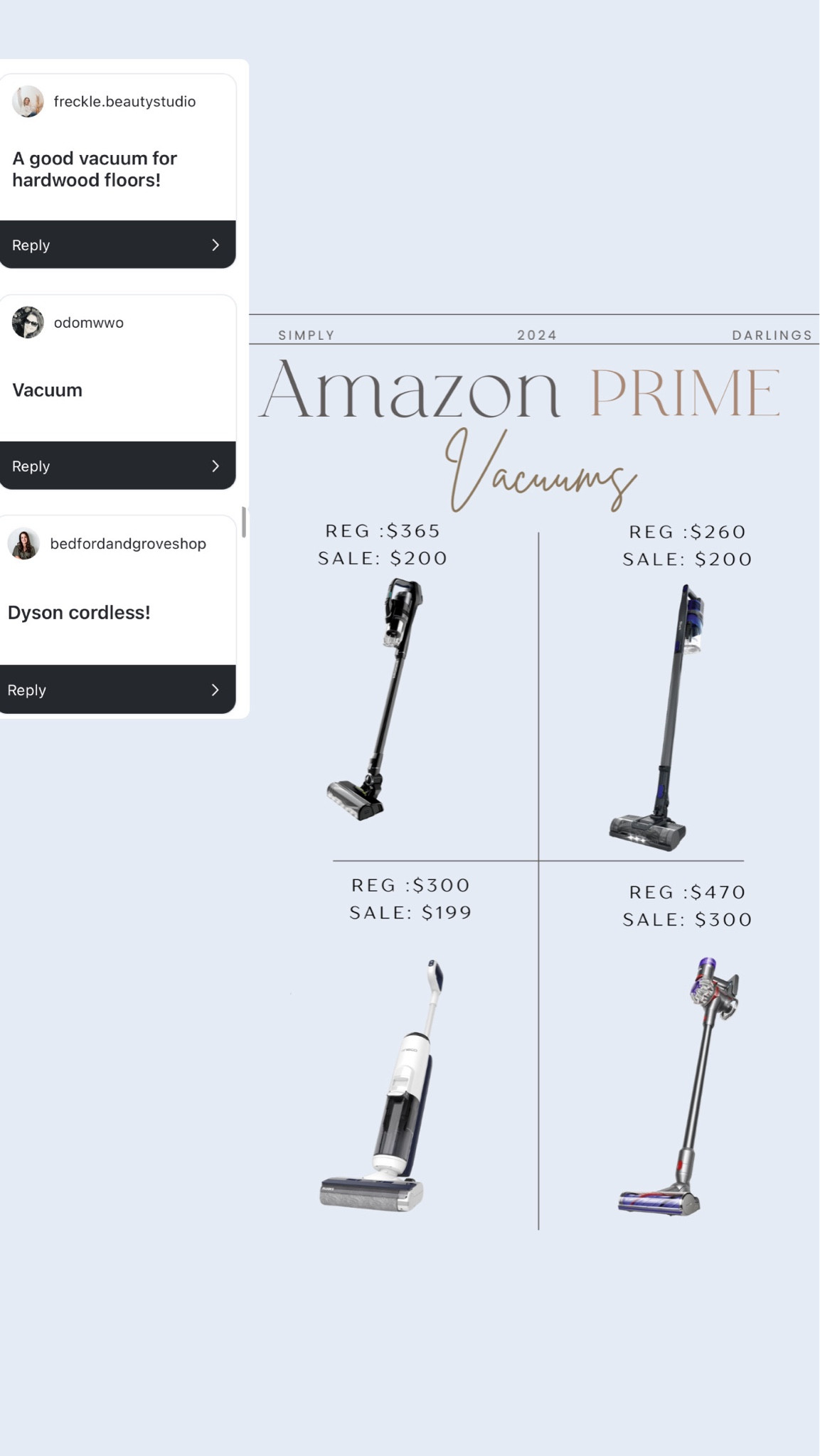 4 vacuums from Amazon prime day that are great cordless options ! 

#LTKxPrimeDay