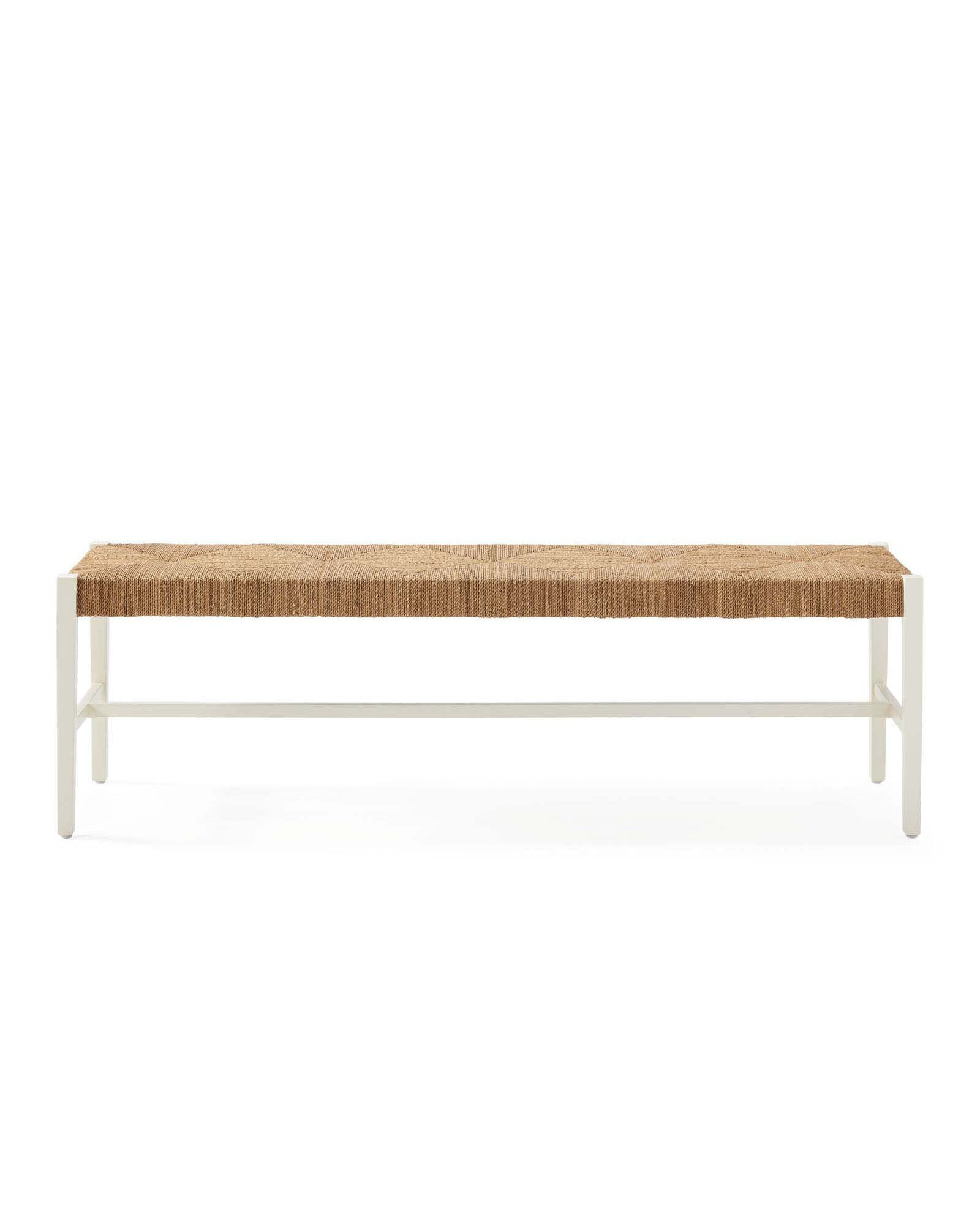 Hughes Backless Bench | Serena and Lily