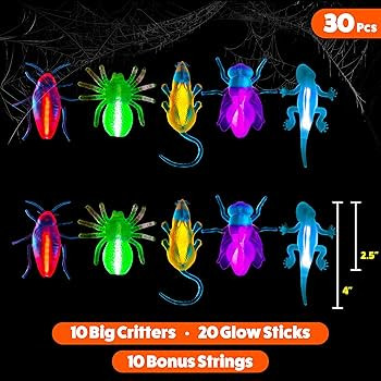 Glow Critters and Halloween Trick or Treat Glow Skeletons and Pumpkins - Glow Sticks Party Favors... | Amazon (US)
