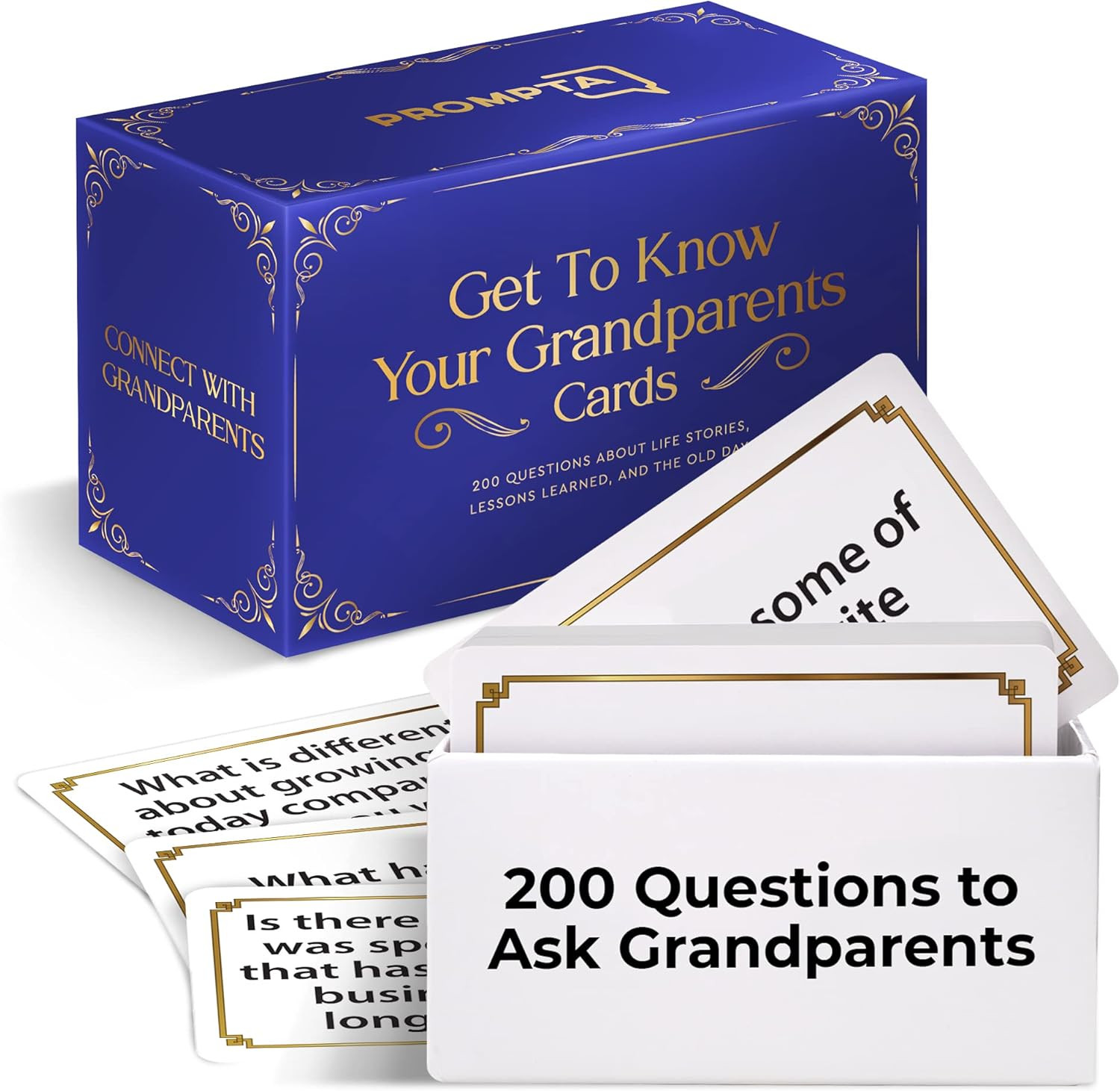 Grandparents Conversation Starter Cards – Gifts for Grandparents – Family Games for Elderly ... | Amazon (US)