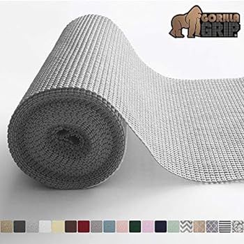 Gorilla Grip Original Drawer and Shelf Liner, Non Adhesive Roll, 17.5 Inch x 10 FT, Durable and S... | Amazon (US)
