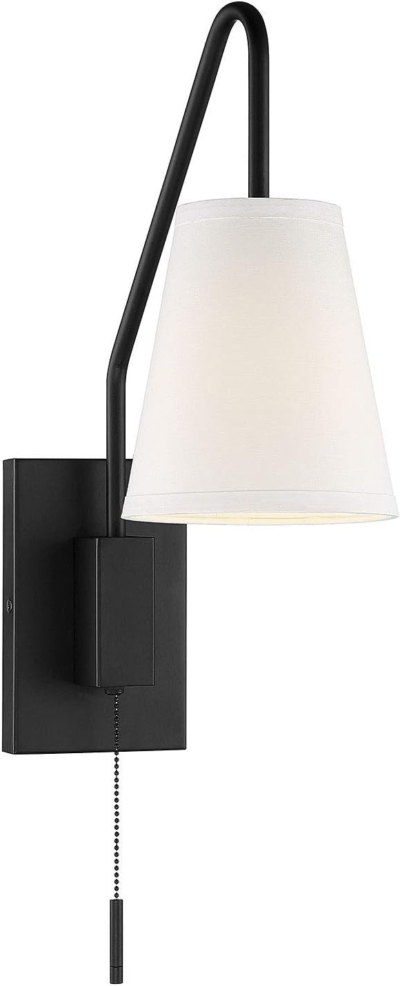 Savoy House 9-0900CP-1-89 Owen 1-Light Matte Black Wall Sconce (6.5" W x 13"H) | Amazon (US)