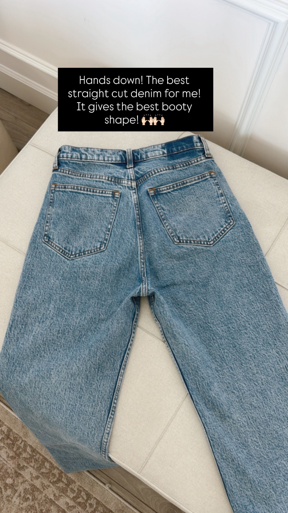 The best straight cut denim I own. The  fitting is beautiful especially on the back 🔥🙌🏻 runs tts 


#LTKStyleTip #LTKOver40 #LTKTall