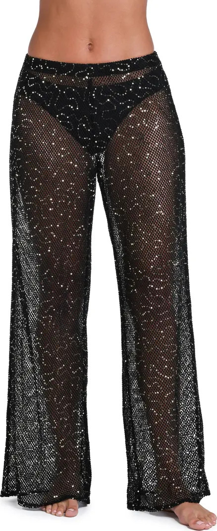 Sunshine 79 Shine Open Stitch Cover-Up Pants | Nordstrom | Nordstrom