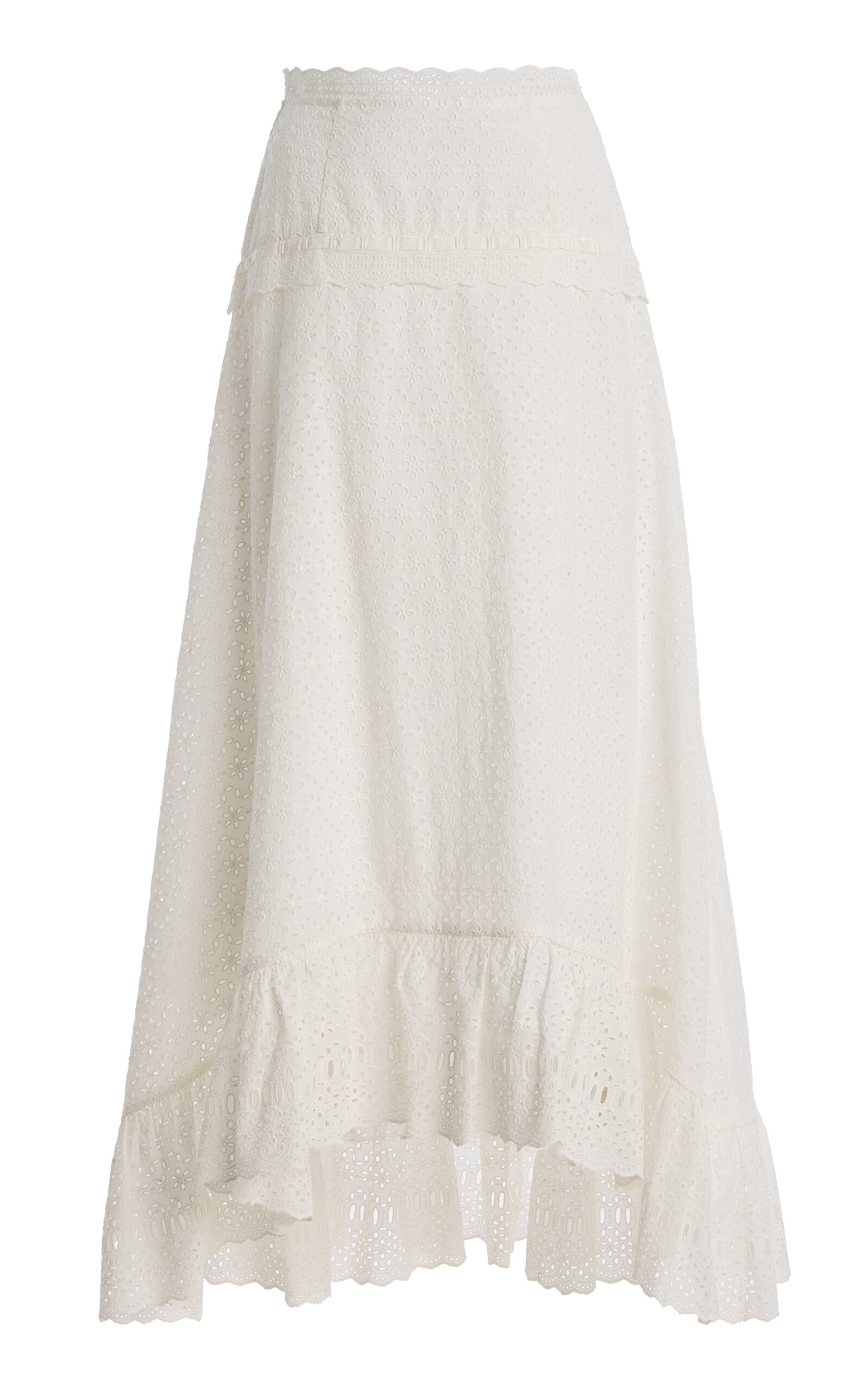 Violetta Eyelet Cotton Skirt | Moda Operandi (Global)