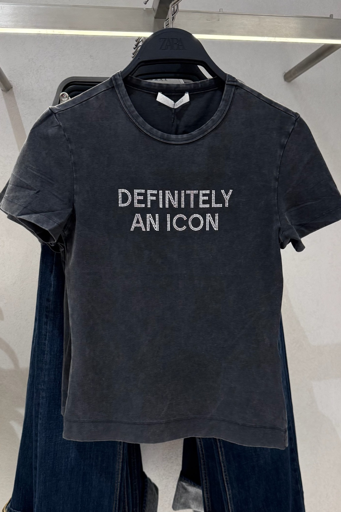 Bedazzled acid washed t-shirt find  

#LTKootd #LTKMidsize