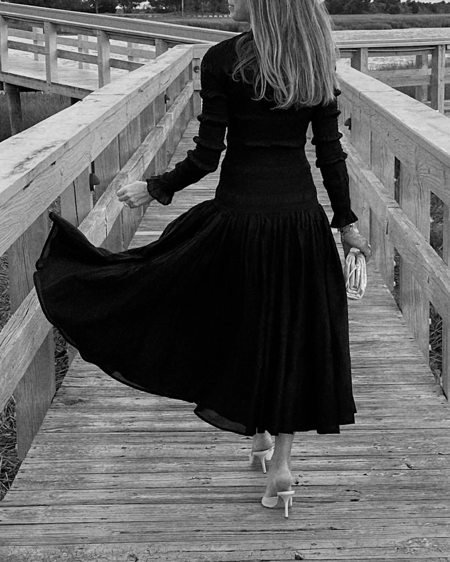 Flattering body con dress! Little ruffles in the fabric add texture and make for a flattering silhouette even in a form fitting dress. The skirt adds the perfect drama. Wearing XXS. Would also be great with a bump! 

#LTKSeasonal #LTKstyletip #LTKwedding