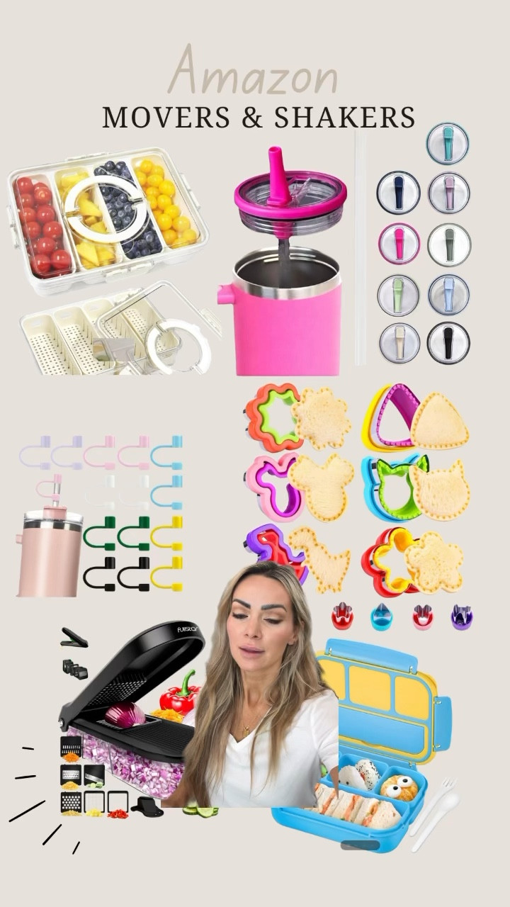 Amazon movers and shakers for kitchen and dining! Stanley cup accessories, really love those lid replacements. Lots of back to school lunch gadgets!

#LTKBacktoSchool #LTKHome #LTKSaleAlert