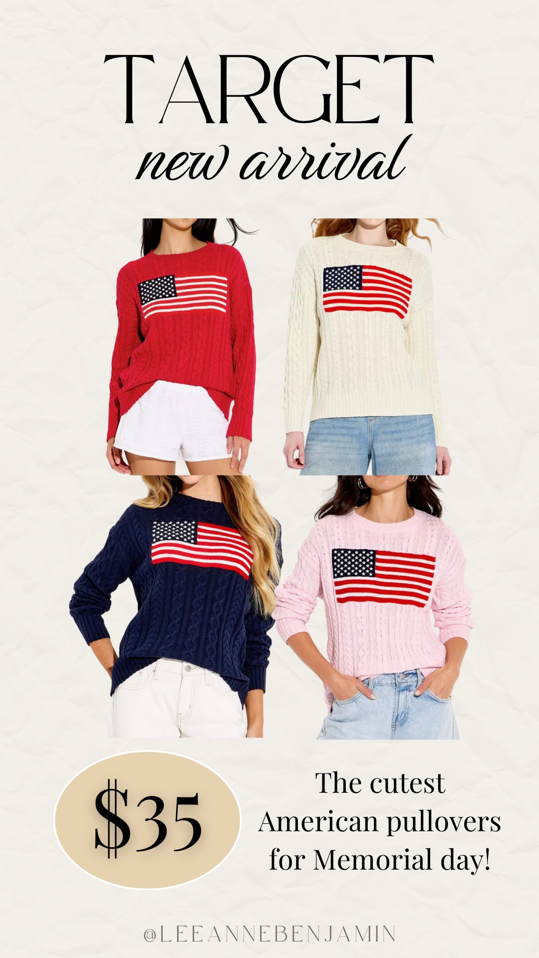 The cutest new americana pullover from Target! Only $35 and comes in 4 different colors  

 #LTKdayinmylife #LTKootd #LTKOver40
