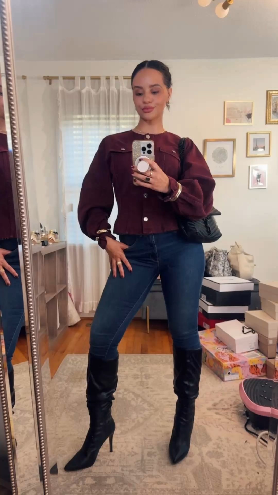 Mixed medals have been a staple styling element for me recently. It’s a nice way to switch things up and to add another layer of fun. 💋❤️‍🔥Top is H&M size small, jeans are 26, boots TTS 

#LTKootd #LTKFindsUnder100 #LTKgrwm