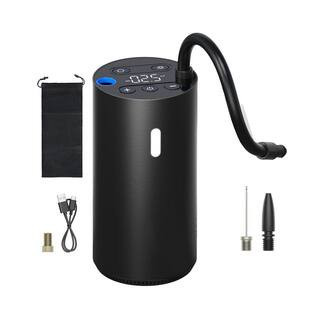 Smart Portable Tire Inflator 150 PSI Portable Electric Air Compressor with Pressure Gauge and LED Screen | The Home Depot