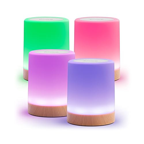 LuvLink Friendship Lamp v2.0 - Long Distance WiFi Touch Lamps for Couples, Friends & Family | Stay Connected from Anywhere – Easy App Setup – No Subscription (Set of Four) | Amazon (US)