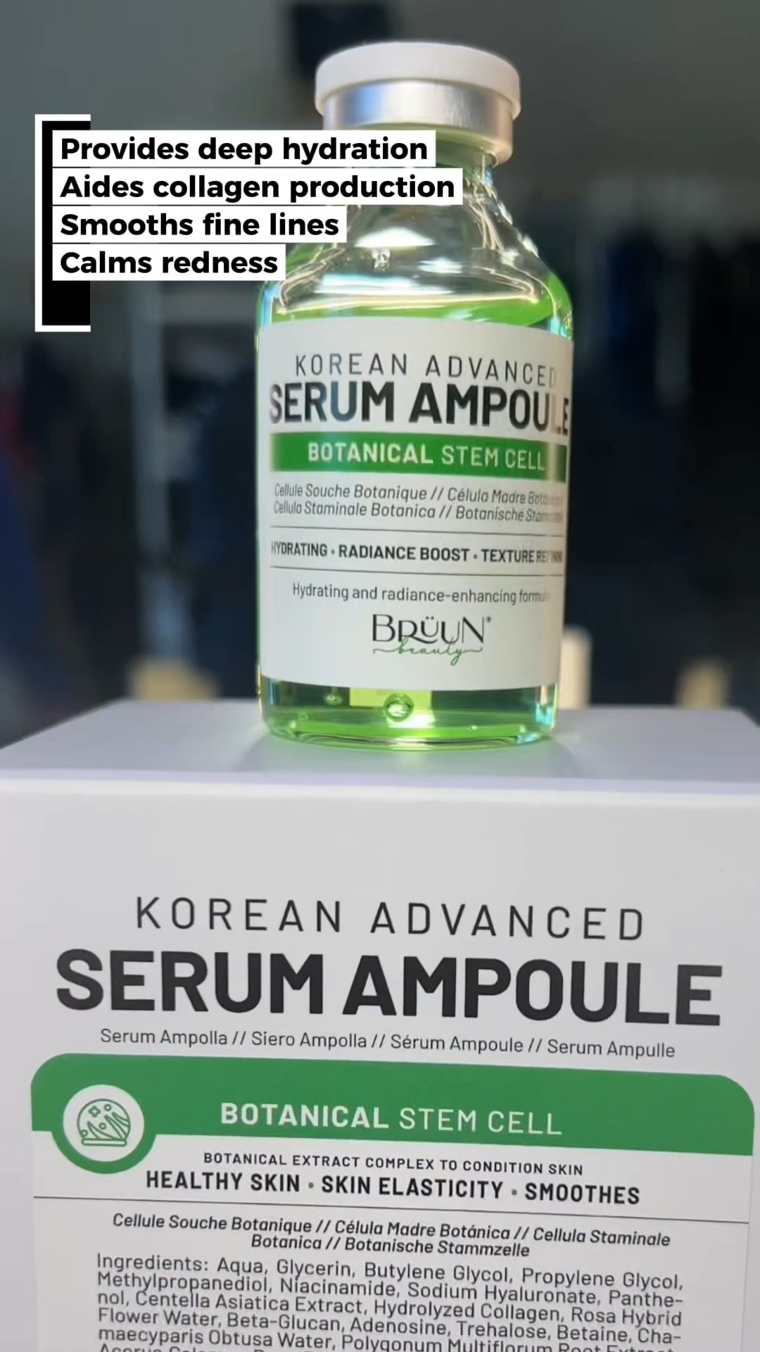 ✨ Say hello to your skin’s new favorite glow-up! ✨
The BRÜUN SC Control Botanical Stem Cell Ampoule is a lightweight Korean serum packed with plant stem cells, hyaluronic acid, niacinamide, and soothing botanicals that deliver deep hydration, boost collagen, calm redness, and help smooth fine lines + blemishes.
Fast-absorbing and super gentle — it leaves skin plumper, more balanced, and visibly revitalized. Use it daily for that glassy, healthy glow or as the perfect slip solution with microneedling for even better absorption and results! 💧🌿
My skin feels so much more hydrated and bouncy after just a few weeks — this one’s a keeper!

#LTKOver40 #LTKselfcare #LTKBeauty