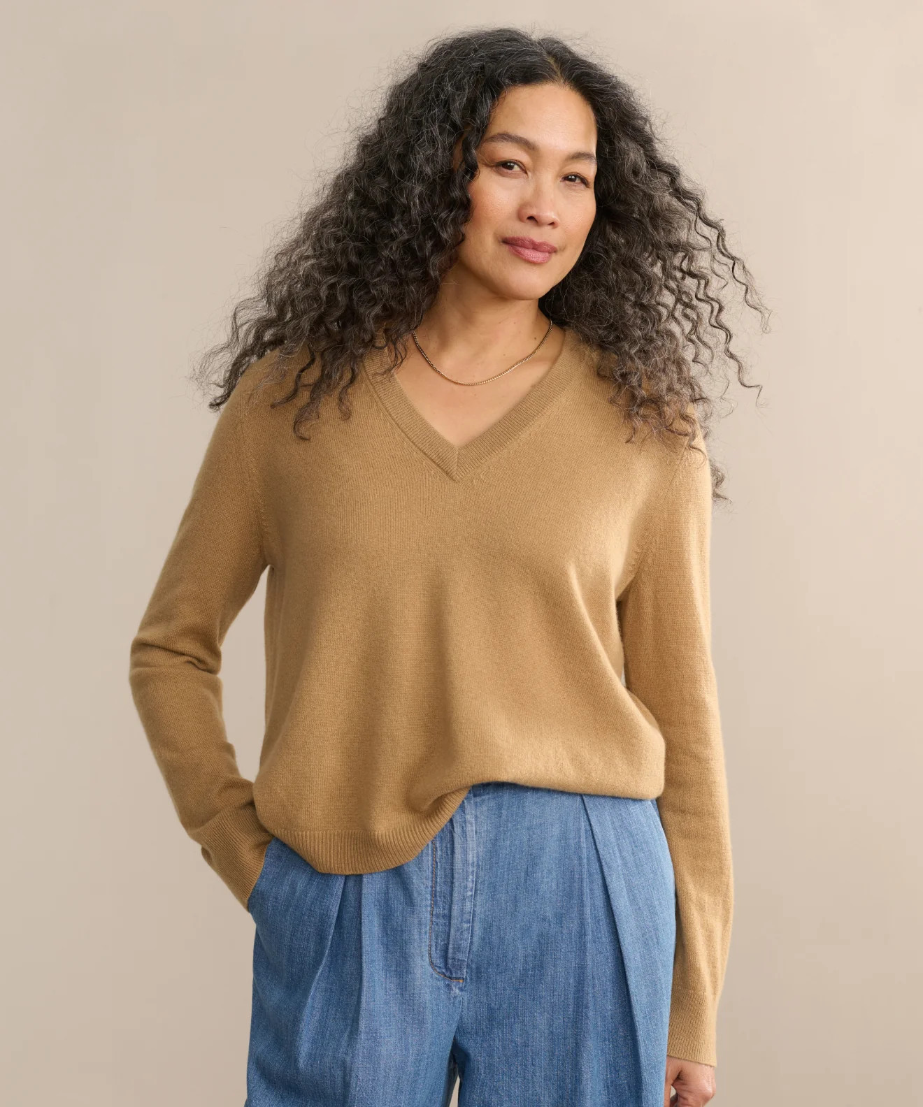 Jenni Kayne Flynn Cashmere V-Neck Size Large | Jenni Kayne