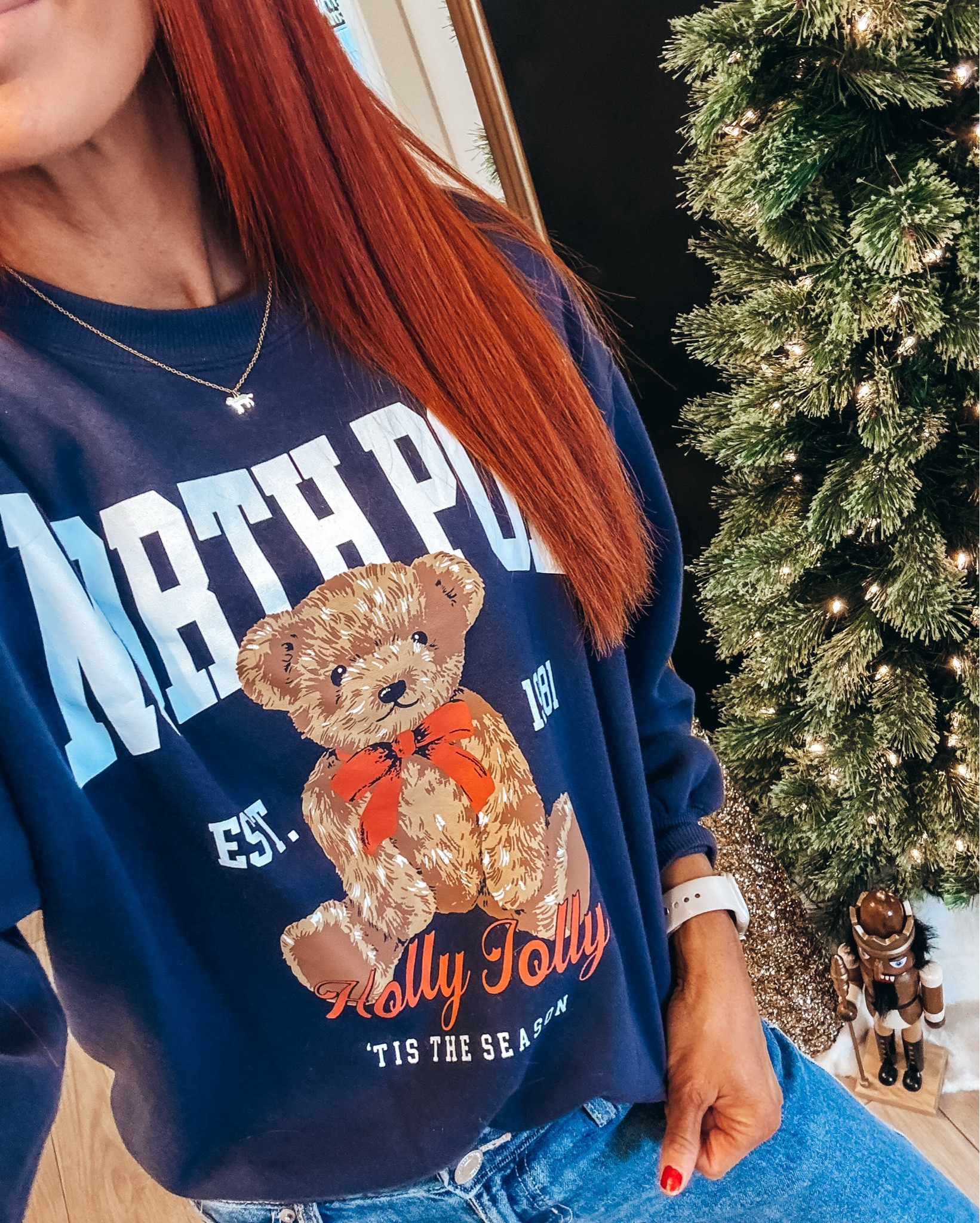 This Ralph Lauren Christmas that has taken over this year… I’m here for it!!! One of my favorite Christmas purchases this year is this sweatshirt! Wearing XS - size up for an oversized fit

#LTKSeasonal #LTKHoliday #LTKSaleAlert