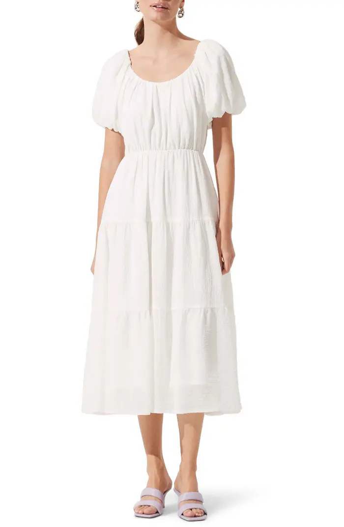 ASTR the Label Tiered Short Sleeve Dress | Nordstrom | Nordstrom