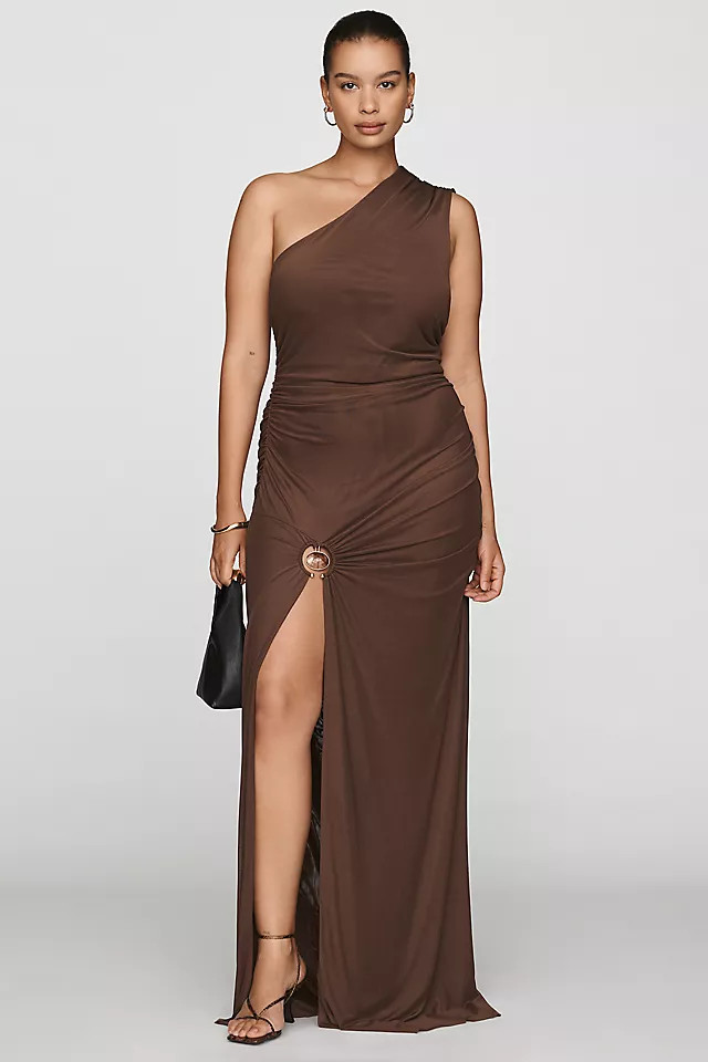 Swezey One-Shoulder Maxi Dress | Anthropologie (US)