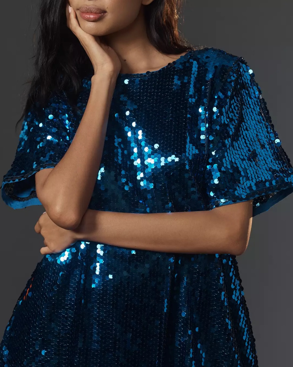 Sequin Dress! #dress #sequins #nye #party #mini 

#LTKParties #LTKHoliday #LTKSaleAlert