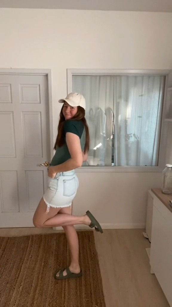 Summer outfit, Jean shorts, baby tee, crop top, casual girl style, casual fashion, casual outfit

#LTKSeasonal #LTKcurves