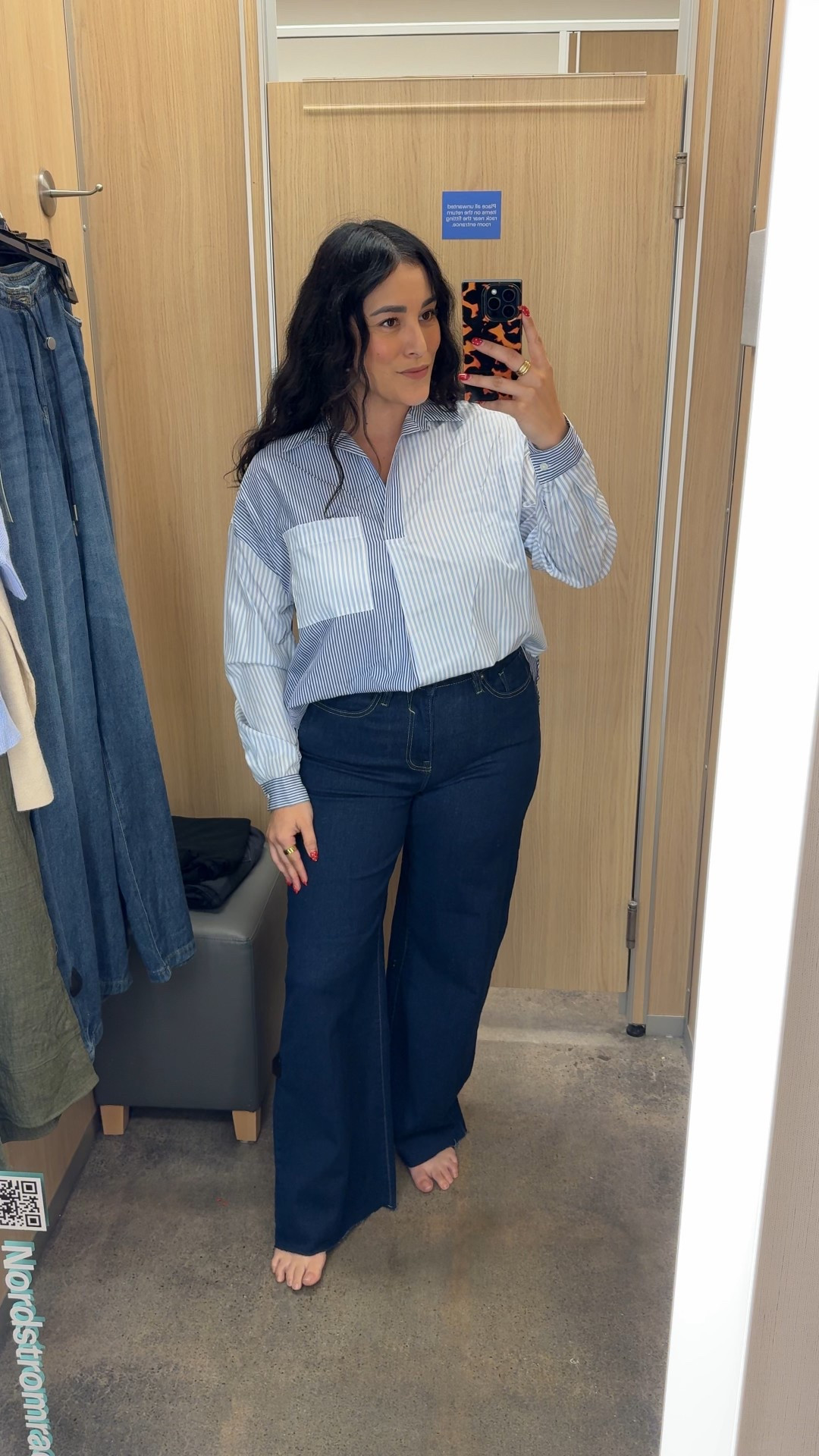 Blue striped pullover styled with dark denim for an easy, elevated everyday look that still feels relaxed.

Top // M 
Jeans // 11

#LTKootd #LTKOver40