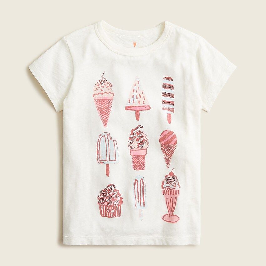 Girls' "Ice Cream Society" graphic T-shirt | J.Crew US