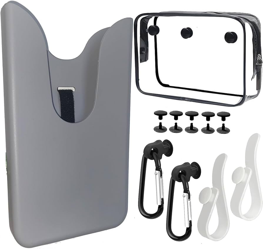 6 Packs Accessories Compatible with Bogg Bag, Phone Holder Clear Pouch Keychains | Amazon (US)