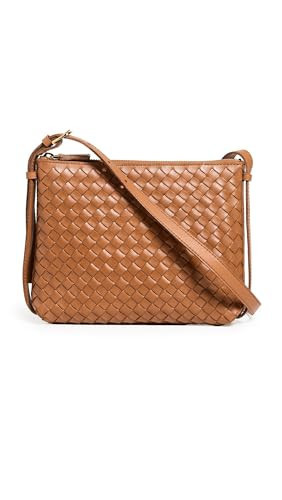Madewell Women's Puffy Woven Crossbody Bag, Warm Coffee, Tan, One Size | Amazon (US)
