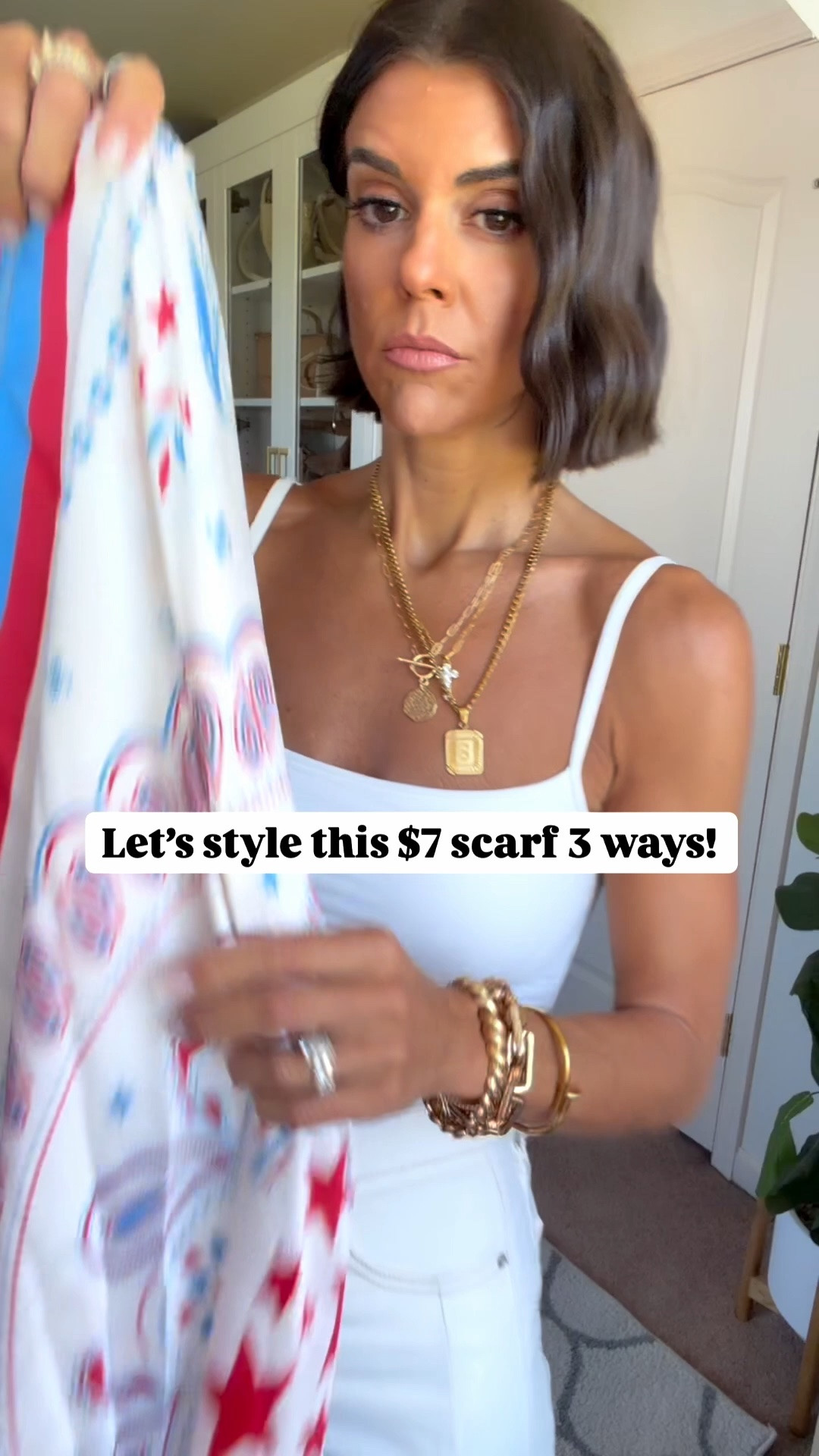 Three ways to style this $7 Walmart scarf! My jeans are also Walmart and fit tts. I’m 5’5 for reference. Size xs in tank.

#LTKmomlife #LTKgrwm #LTKootd