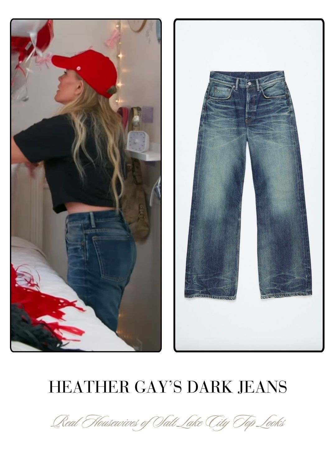 Heather Gay’s Dark Jeans 