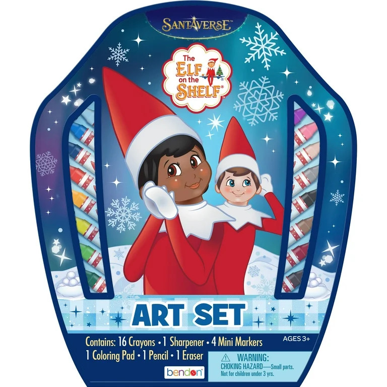 Elf on the Shelf Shaped Coloring Art Case | Walmart (US)
