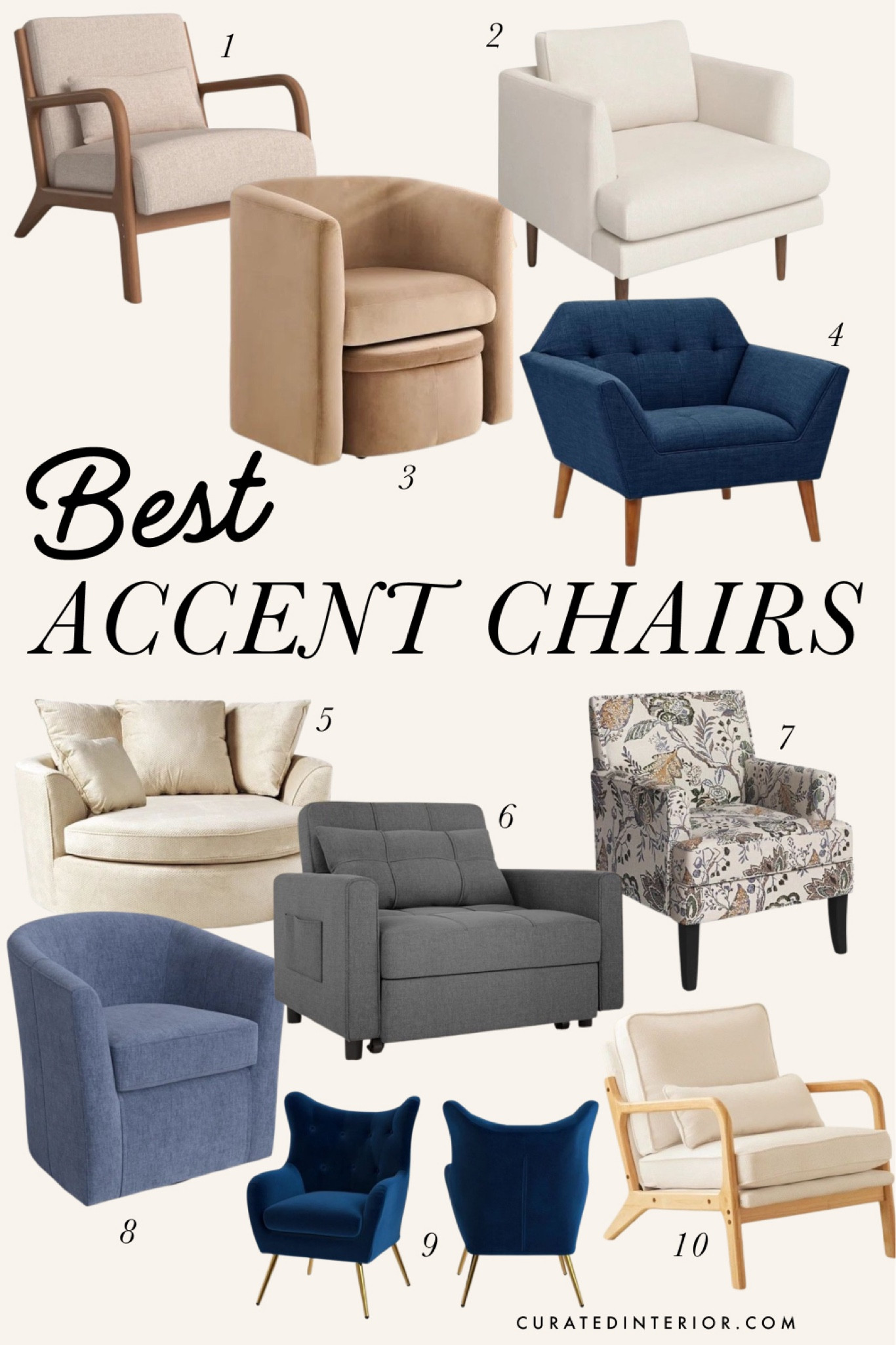 #ad Whether you're looking for a plush, oversized chair to curl up in or a sleek and modern option to complement your decor, @Wayfair has you covered. Here are my top picks for the best accent chairs to help you build a cozy and stylish seating area! #ad #wayfairpartner #paidlink #wayfair

#LTKHome