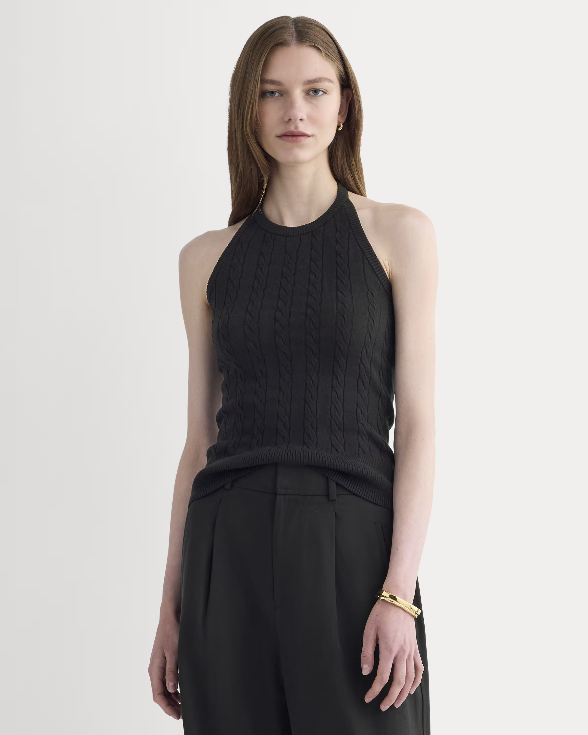 The Cable Halter in Cotton Cashmere | Everlane