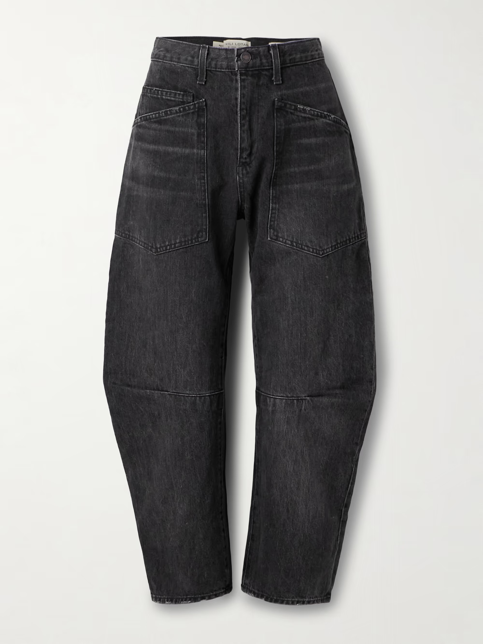 Shon mid-rise barrel-leg jeans | NET-A-PORTER (US)