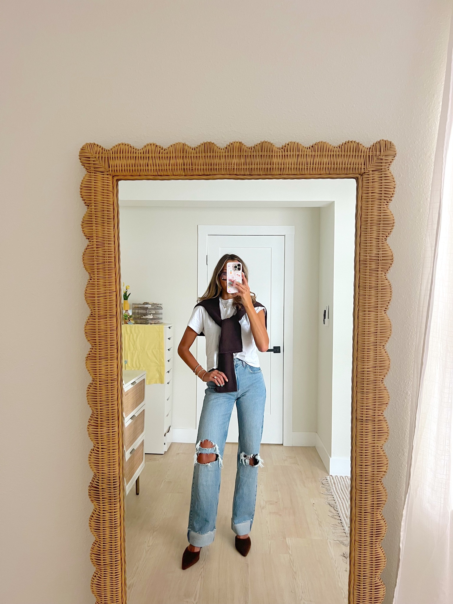 #AbercrombiePartner the best time of the year to stock up on my favorite @abercrombie jeans for fall👖💕 25-50% off denim + 20% off almost everything else + codes stack use DENIMAF for an extra 15% off. wearing a 24 regular in all of these styles 

•Denim Promo: *Offer valid online only August 5, 2026 to August 10, 2026 in US/CA. Excludes clearance. Online price reflects discount.
•Extra 20% Off: *Offer valid in stores and online August 5, 2026 to August 10, 2026 in US/CA. Exclusions apply as indicated. Online price reflects discount.
•Promo Code: *Use code DENIMAF to get an additional 15% off almost everything in stores and online at checkout from August 5, 2026 to August 10, 2026 in US/CA. Exclusions apply. See details on