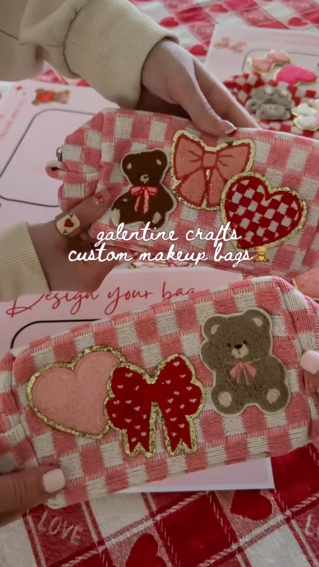 These are fun to make with a group big or small! I’m sharing the printable made to size over on IG. I love how the mini heat press gets into the smaller grooves of the patches!💖🎀✨❤️