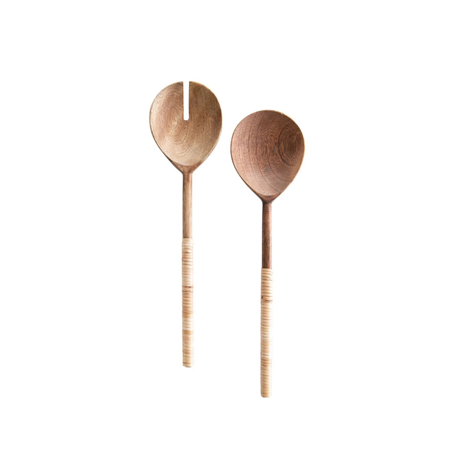 Bamboo and Wood Salad Servers | Brooke and Lou
