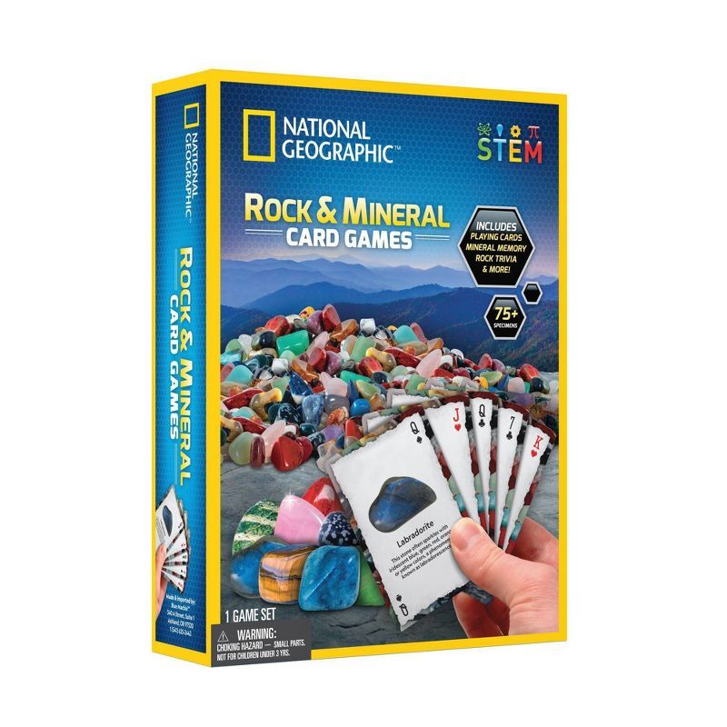National Geographic Rock and Mineral Card Games | Target