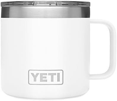 YETI Rambler 14 oz Stainless Steel Vacuum Insulated Mug with Lid | Amazon (US)