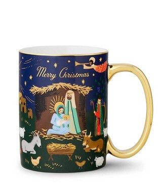 Rifle Paper Co. Holiday Nativity Scene Porcelain Mug | Dillard's | Dillard's