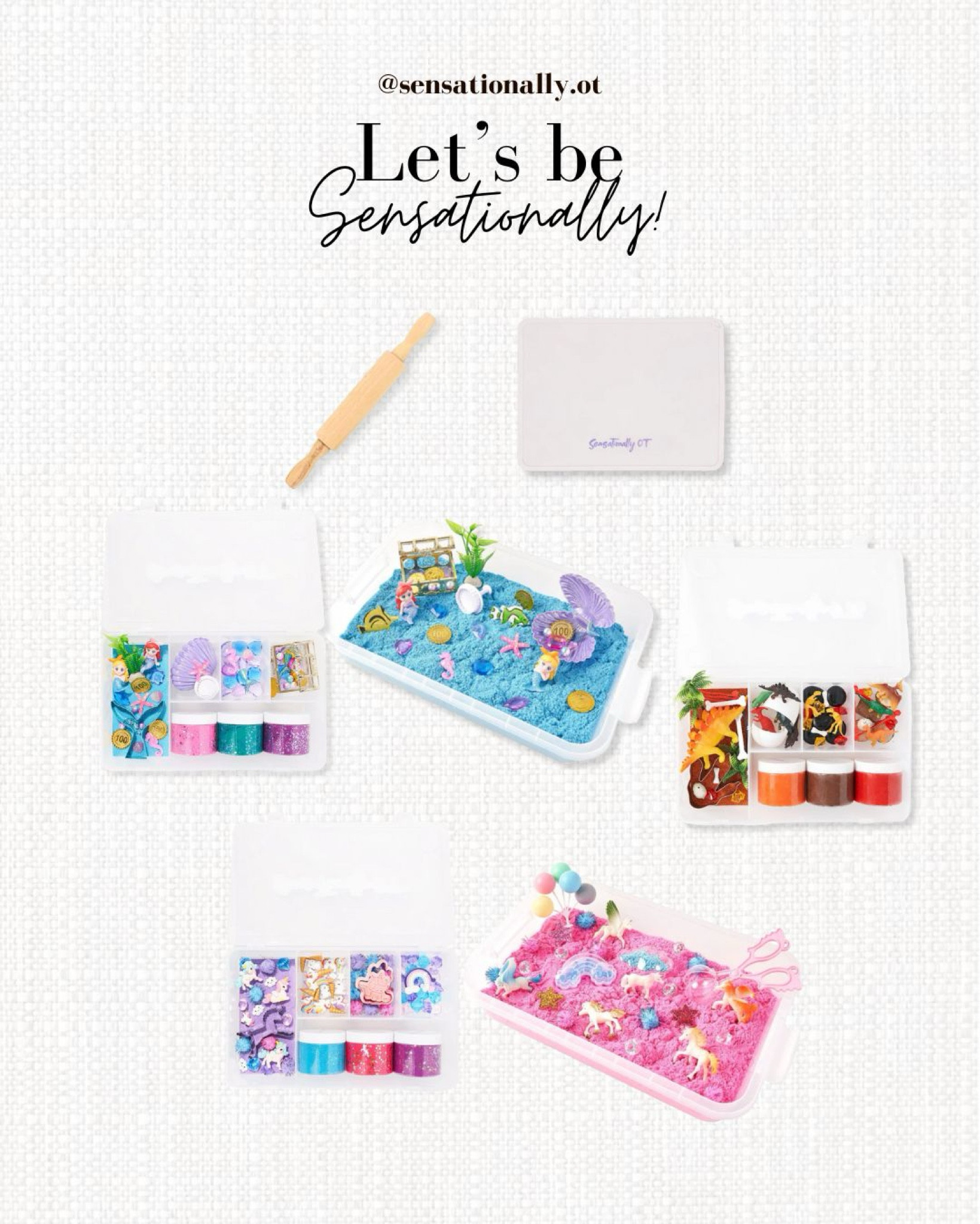 Let’s be sensational! ✨

With our kits, your kids can explore real fun and embark on thrilling adventures. Ignite their curiosity and turn learning into an exciting journey with hands-on, interactive experiences. 🌈✨

Get your kit today and let the real fun begin!

#Sensationallyot #BehindTheScenes #SensoryKits #sensorysandbin #sandbin #sensoryplaybin #littlemermaid #kidsgift #finemotorskills #kidsdevelopment #occupationaltherapy #kidsactivities #finemotoractivity #giftideasforkids 


#LTKParties #LTKGiftGuide #LTKVideo