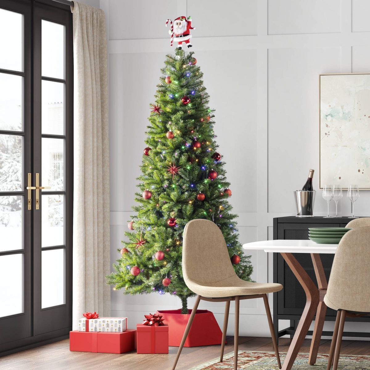 7.5' Pre-lit LED Alberta Spruce Artificial Christmas Tree Multicolor Lights - Wondershop™ | Target