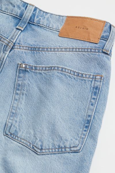 Loose Straight High Jeans - Light denim blue - Ladies | H&M US | H&M (US + CA)